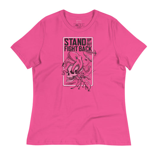 Stand Up, Stand Out, Fight Back Feminine Fit