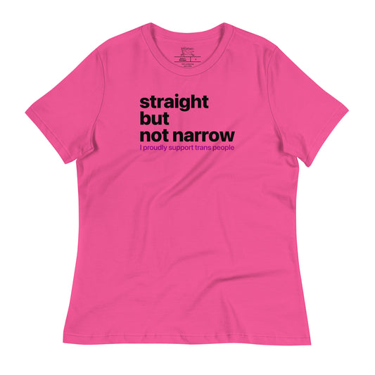 Straight, Not Narrow Feminine Fit
